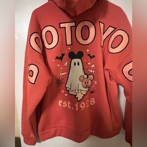 Lightly used Mickey Halloween “Boo to You” Zip Up Hoodie